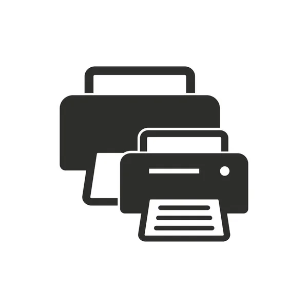 Icono de vector de impresora . — Vector de stock