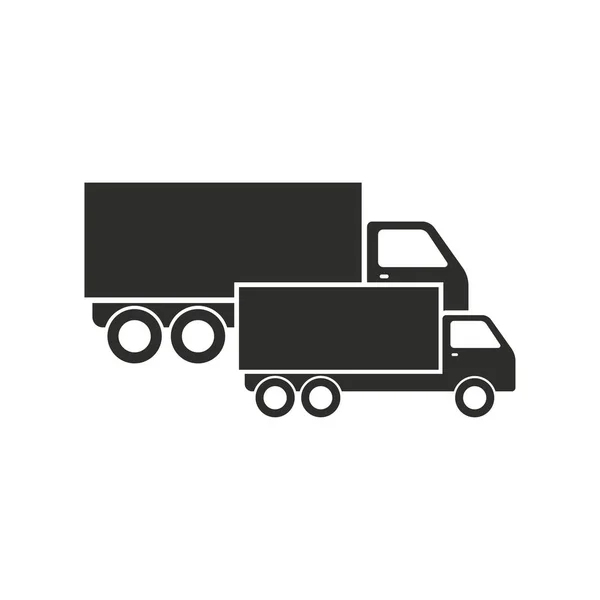 Ikona wektora ciężarówki. — Wektor stockowy
