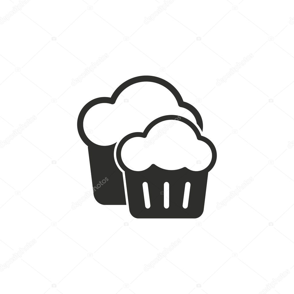 Cake vector icon.