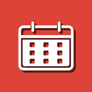 Takvim - vektör simge planlama.