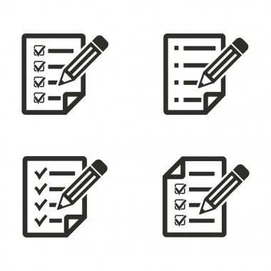 Pano kalem Icon set.