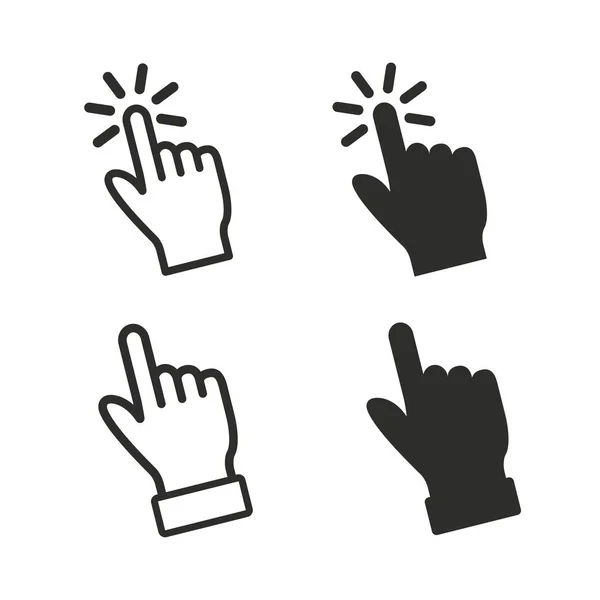 Ensemble d'icône tactile . — Image vectorielle
