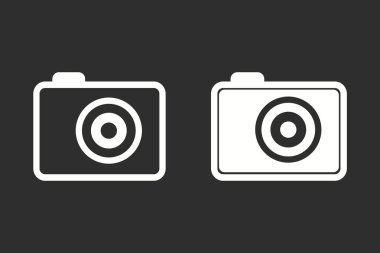 Fotoğraf - vektör simgesi.