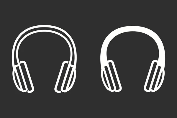 Headphone - vector icon. — Stock Vector