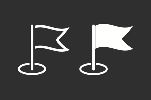 Flag - Vektorsymbol. — Stockvektor
