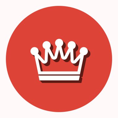 Taç - vektör simgesi.