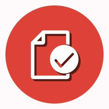 İş raporu - vektör simgesi.