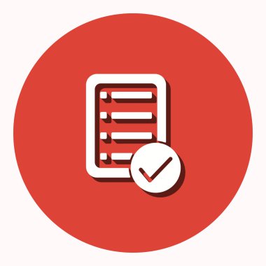 İş raporu - vektör simgesi.