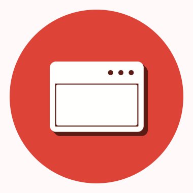 Tarayıcı - vektör simgesi.