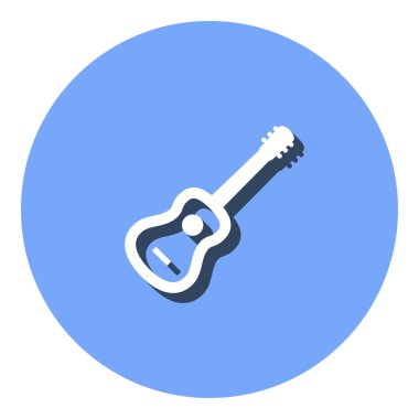 gitar - vektör simgesi.