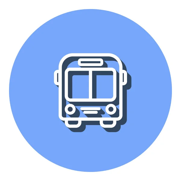 Bus - vector pictogram. — Stockvector