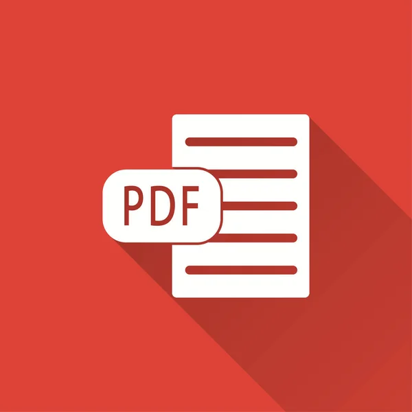 PDF - vektör simgesi. — Stok Vektör