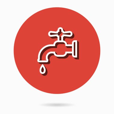 Musluk - vektör simgesi.