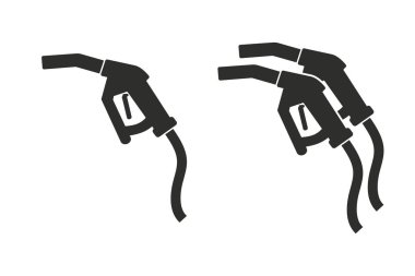 Yakıt vektör simgesi.