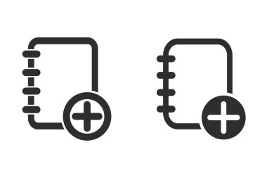 Dosya vektör simgesi ekleme.