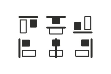 Vektör simge Hizala.