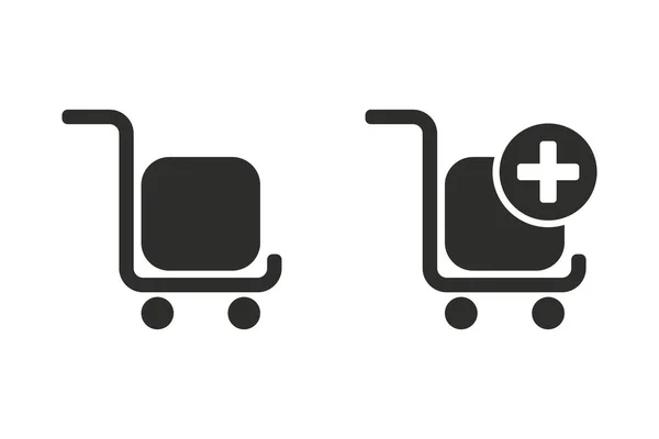 Pictogram van de vector item toevoegen. — Stockvector