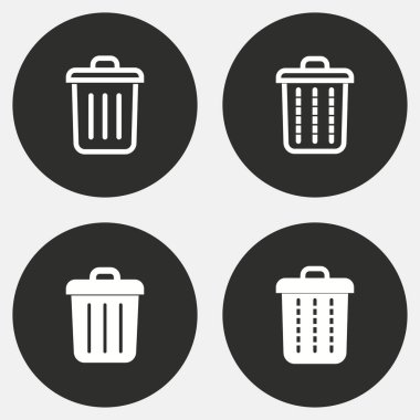 Çöp - vektör simgesi.