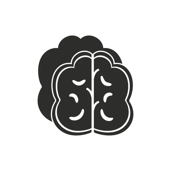 Gehirn-Vektorsymbol. — Stockvektor