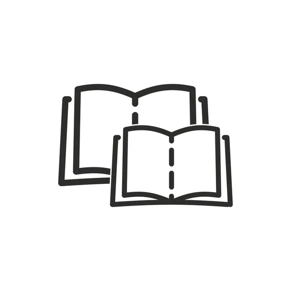 Libro vector icono. — Archivo Imágenes Vectoriales