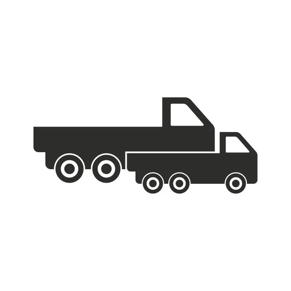 Truck vector icon. — Stock Vector