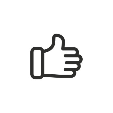 Parmak vektör simgesi.