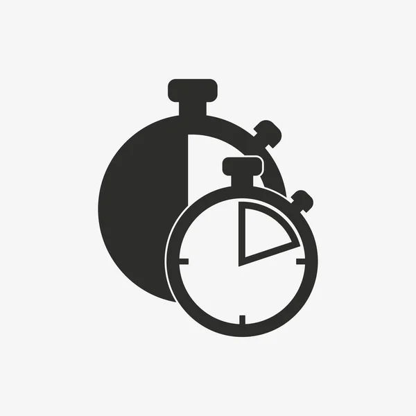 Stopwatch vector icon. — Stock Vector