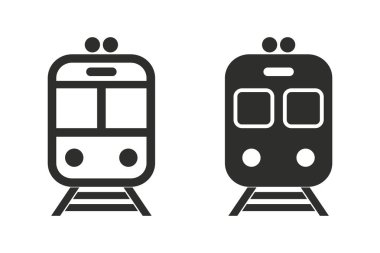 Metro vektör simgesi.