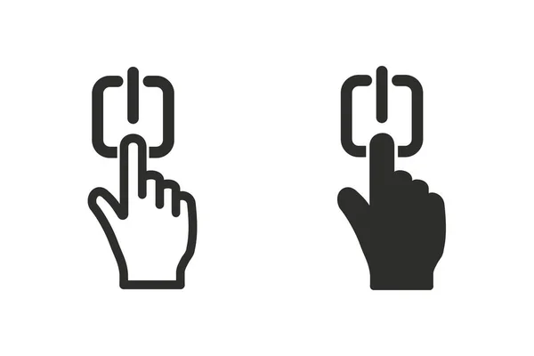 Touch vektor icon. — Stock vektor