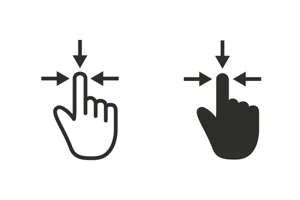 Vector touch-pictogram. — Stockvector