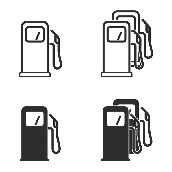 Jeu d'icône carburant . — Image vectorielle