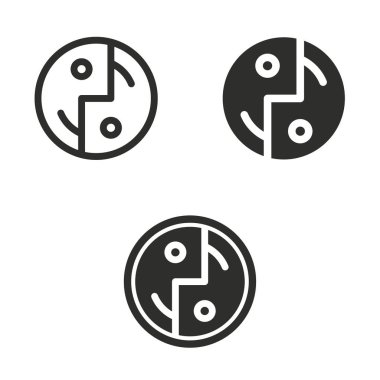Dijital etkileşim Icon set.
