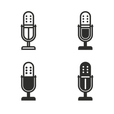 mikrofon Icon set.