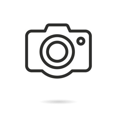 Fotoğraf vektör simgesi.