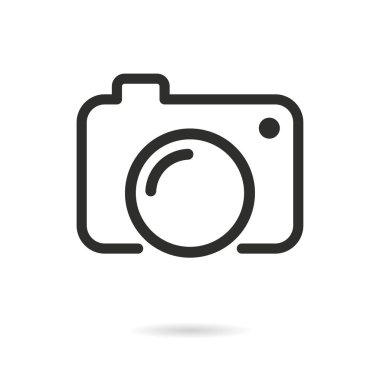 Fotoğraf vektör simgesi.