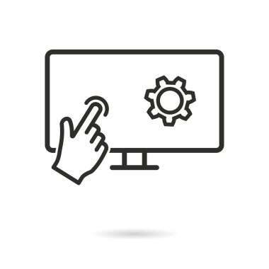 Vektör simgeye dokunun.