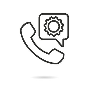 Yardım vektör simgesi.