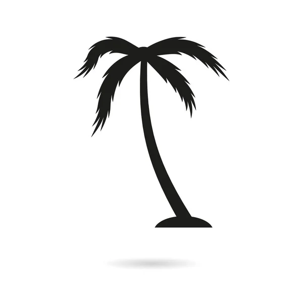 Ícone vetor palmeira. — Vetor de Stock