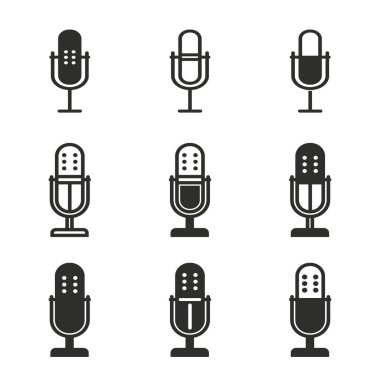 mikrofon Icon set.