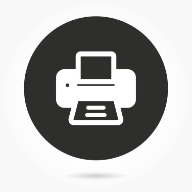 Yazıcı - vektör simgesi.