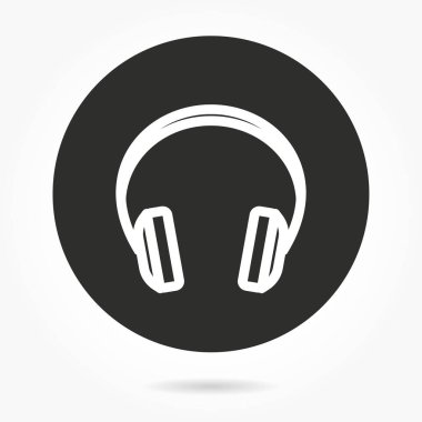 Kulaklık - vektör simgesi.