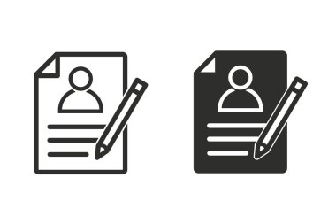 Kayıt vektör simgesi.