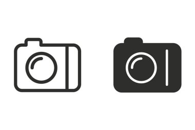 Fotoğraf vektör simgesi.