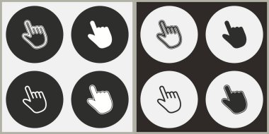 El - vektör simgesi. -vektör simgesi.