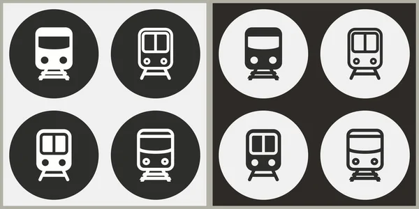 Metro - vector icono . — Vector de stock