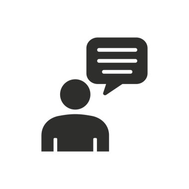 Yardım vektör simgesi.