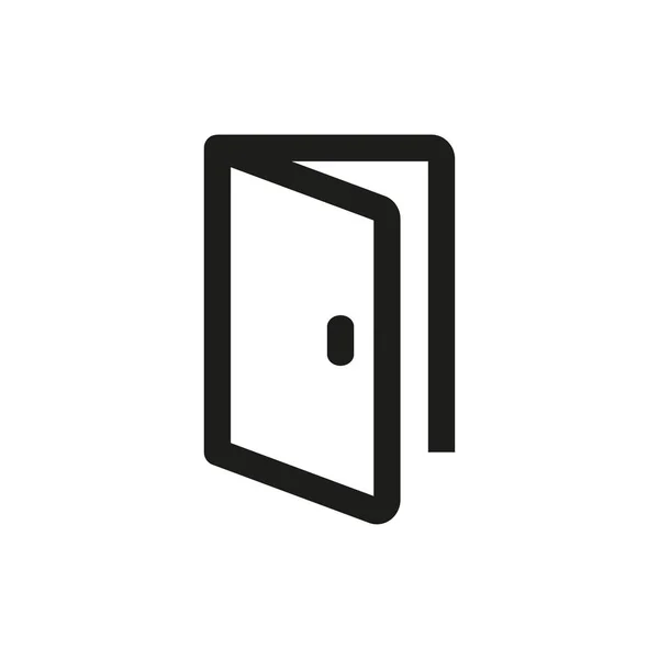 Двері векторної Icon . — стоковий вектор