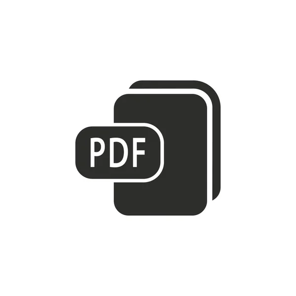 Εικονίδιο διανύσματος PDF. — Διανυσματικό Αρχείο