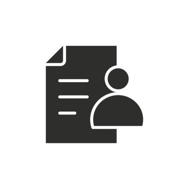 Kayıt vektör simgesi.