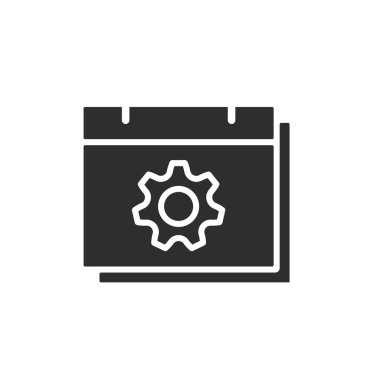 Ayar vektör simgesi.